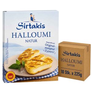 Sirtakis Halloumi Natur 10 x 225 g