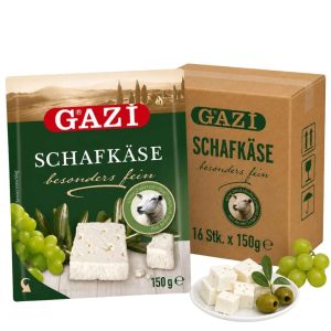 GAZI Schafkäse Besonders Fein 16 x 150 g