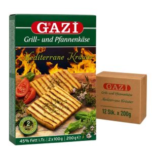 GAZI Grill- und Pfannenkäse Kräuter 12 x 200 g