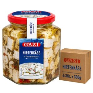 GAZI Hirtenkäse in Öl mit Kräutern 6 x 300 g