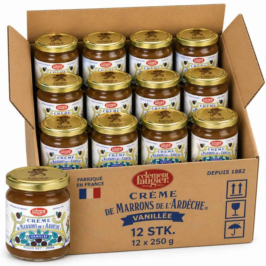 Clément Faugier Kastaniencreme Vanille 12 x 250 g