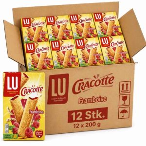 LU Cracotte Himbeer Knusperrollen 12 x 200 g