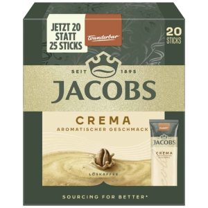 Jacobs Crema Kaffeesticks 20x1,8g