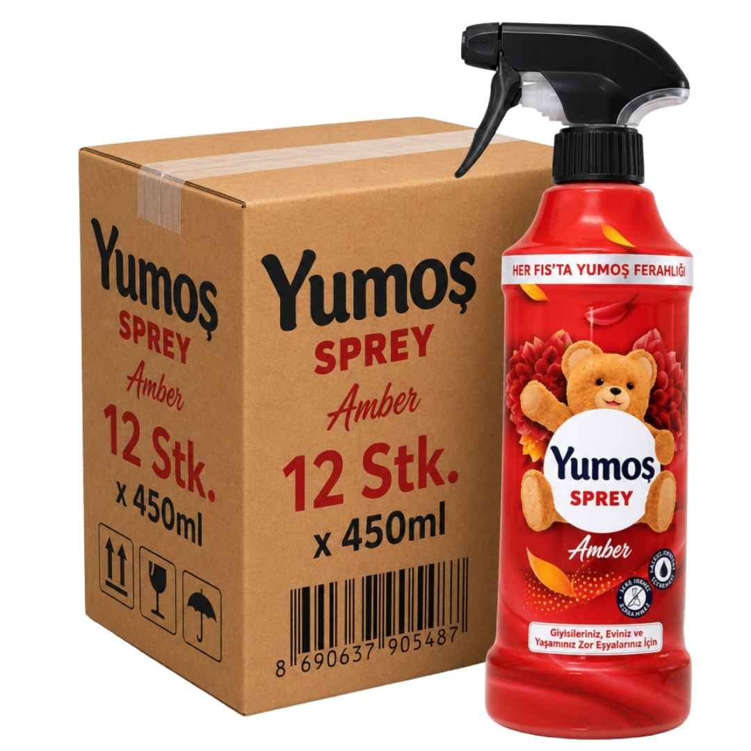 Yumoş Textilerfrischer Amber 12x450ml