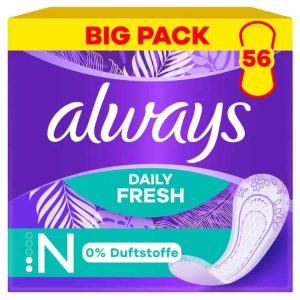 Always Daily Slipeinlagen Fresh Normal BigPack 56 Stück