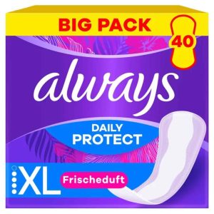Always Daily Protect Extra Long Slipeinlagen mit Frischeduft BigPack 40 Stück