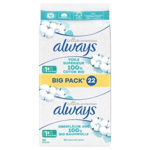 Always Ultra Cotton Protection Normal mit Flügeln 22 BigPack