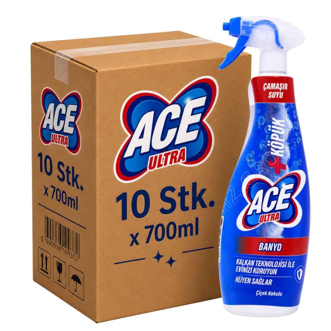 ACE Ultra Badezimmer-Bleiche Schaum 10x700ml