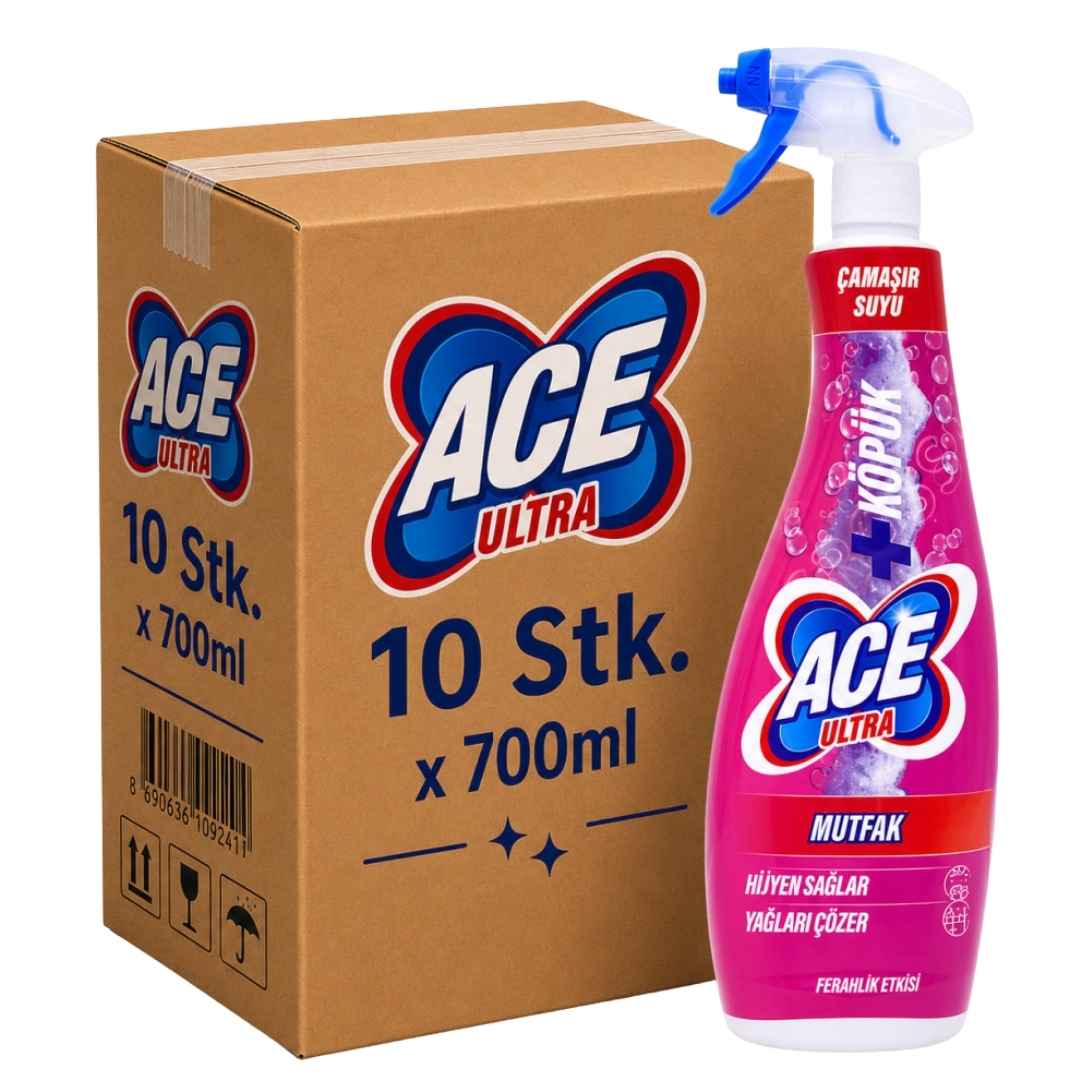 ACE Ultra Küchen-Bleiche Schaum 10x700ml