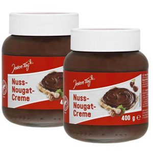 Jeden Tag Nuss-Nougat-Creme 2 x 400 g