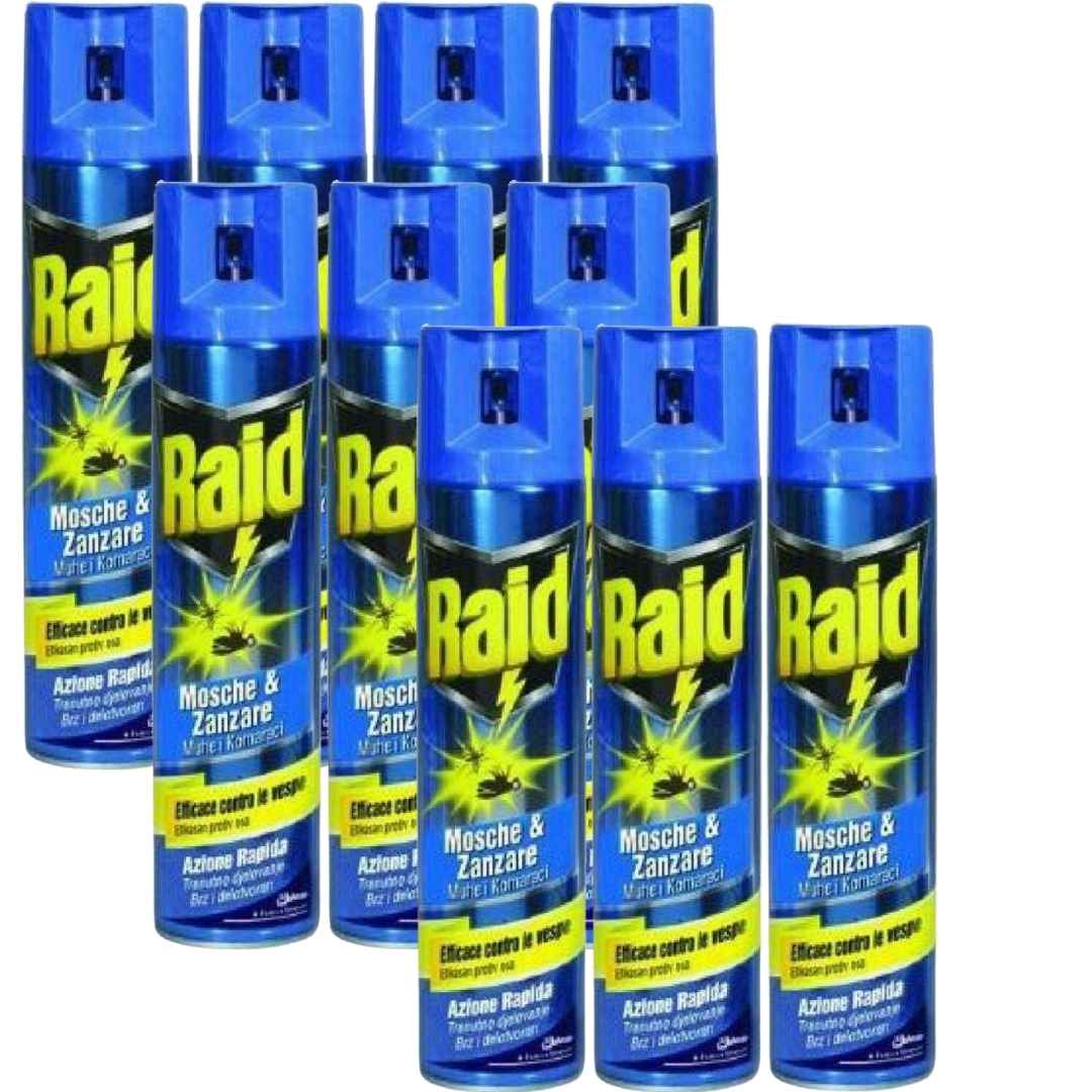 RAID Fliegen & Mücken Spray 400 ml 10er