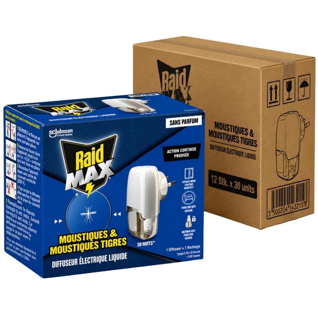 RAID Max Elektroverdampfer 30 Nächte 12er