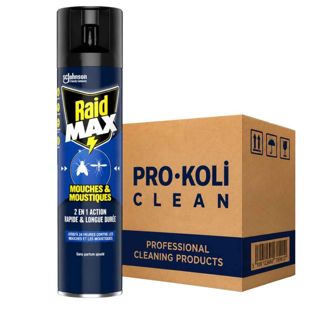 RAID Max Fliegen & Mücken Spray 12 x 300 ml