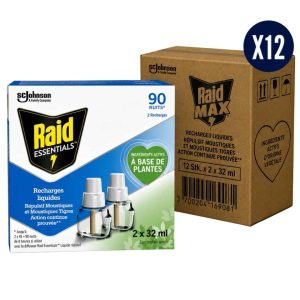RAID Essentials Flüssig-Nachfüller Mücken & Tigermücken 12 x 2 x 32 ml