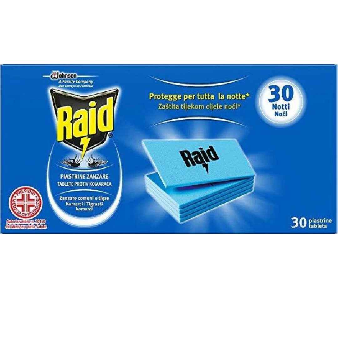 RAID Mückenplatten Nachfüllpack 30 Stück