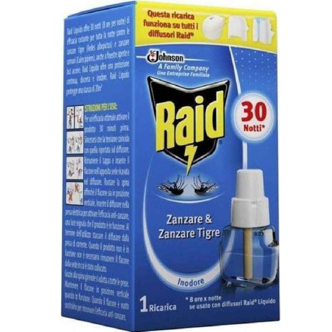 RAID Flüssig-Nachfüller 30 Nächte 10 x 1 Stück