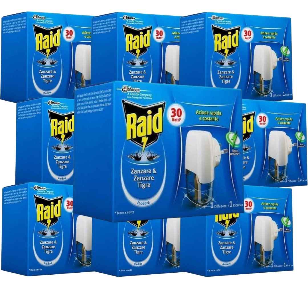 RAID Elektroverdampfer 30 Nächte + Nachfüller 10er