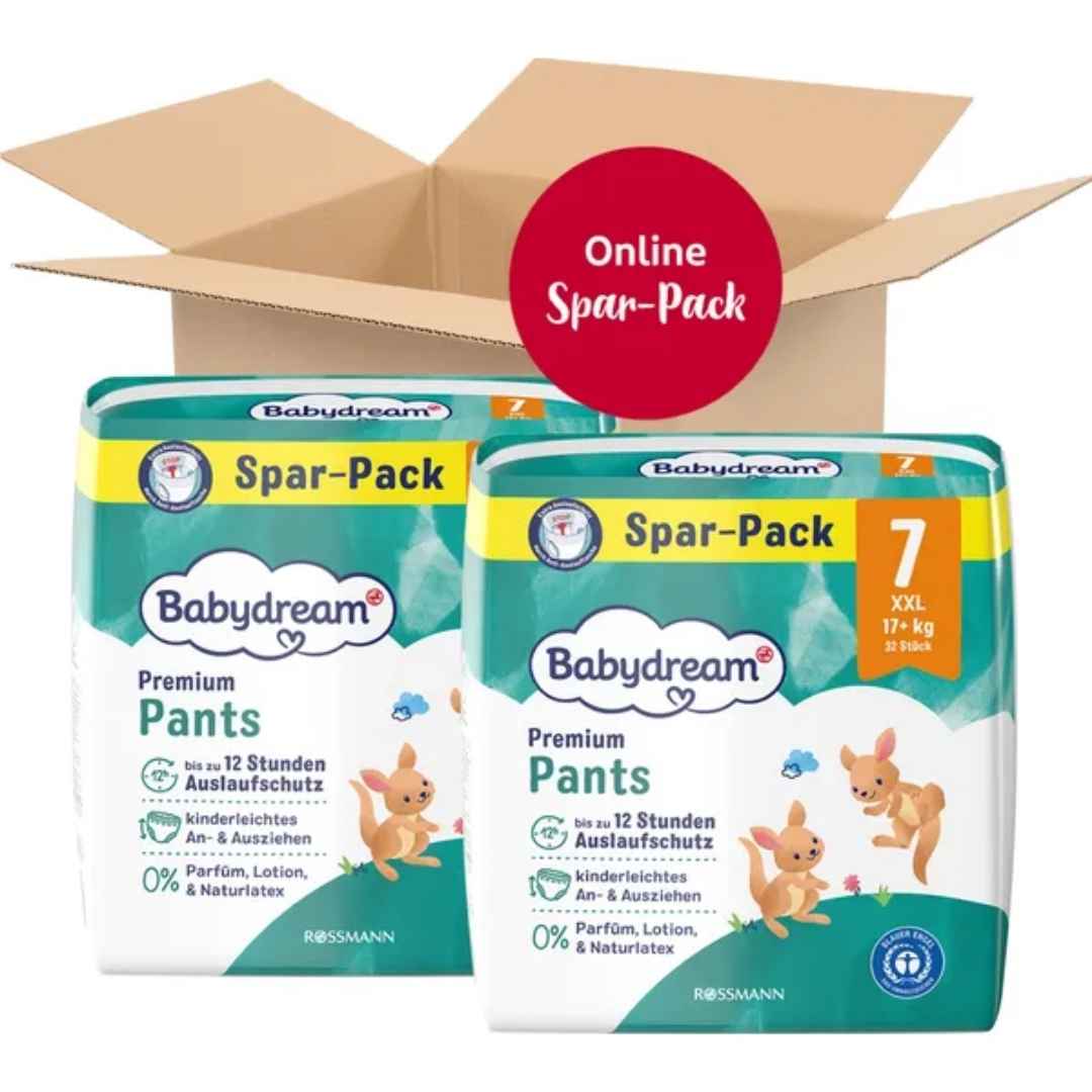 Babydream Premium Pants Gr. 7 XXL 64 Stück Monatsbox