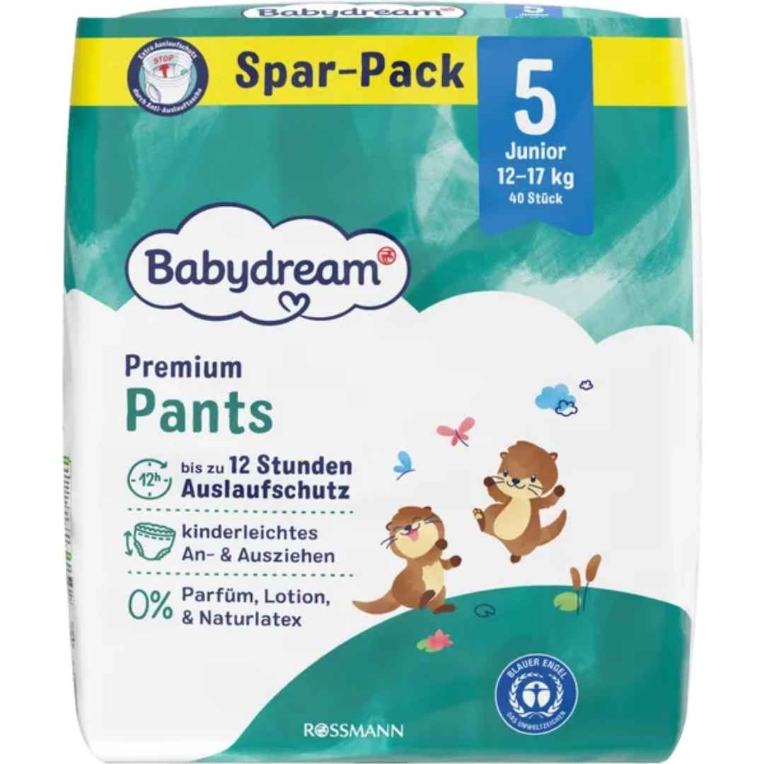 Babydream Premium Pants Gr. 5 Junior 40 Stück Jumbo