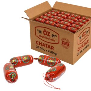 Öz Kayseri Pastırma Chatar Wurst 34 x 4 x 85 g