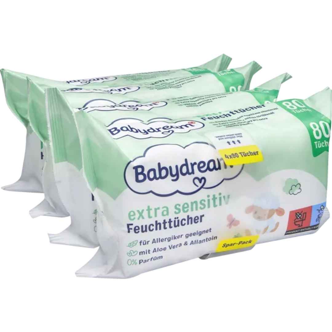 Babydream Extra Sensitiv Feuchttücher 320 Stück