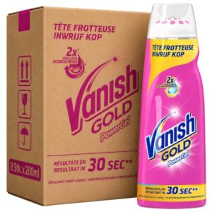 Vanish Gold PowerGel Fleckenentferner 8 x 200 ml