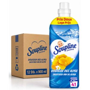 Soupline Alpengeschmeidigkeit Weichspüler 12 x 900 ml