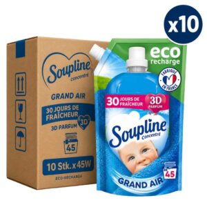 Soupline Grand Air Weichspüler Eco-Nachfüllpack 10 x 45 WL
