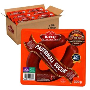 Koç Rinderknoblauchwurst mit Pastırma 8 x 300 g