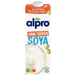 Alpro Sojadrink ohne Zucker 1 l – Pflanzlicher Sojadrink