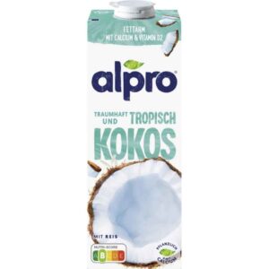 Alpro Kokosnussdrink Original 1 l – Pflanzlicher Drink