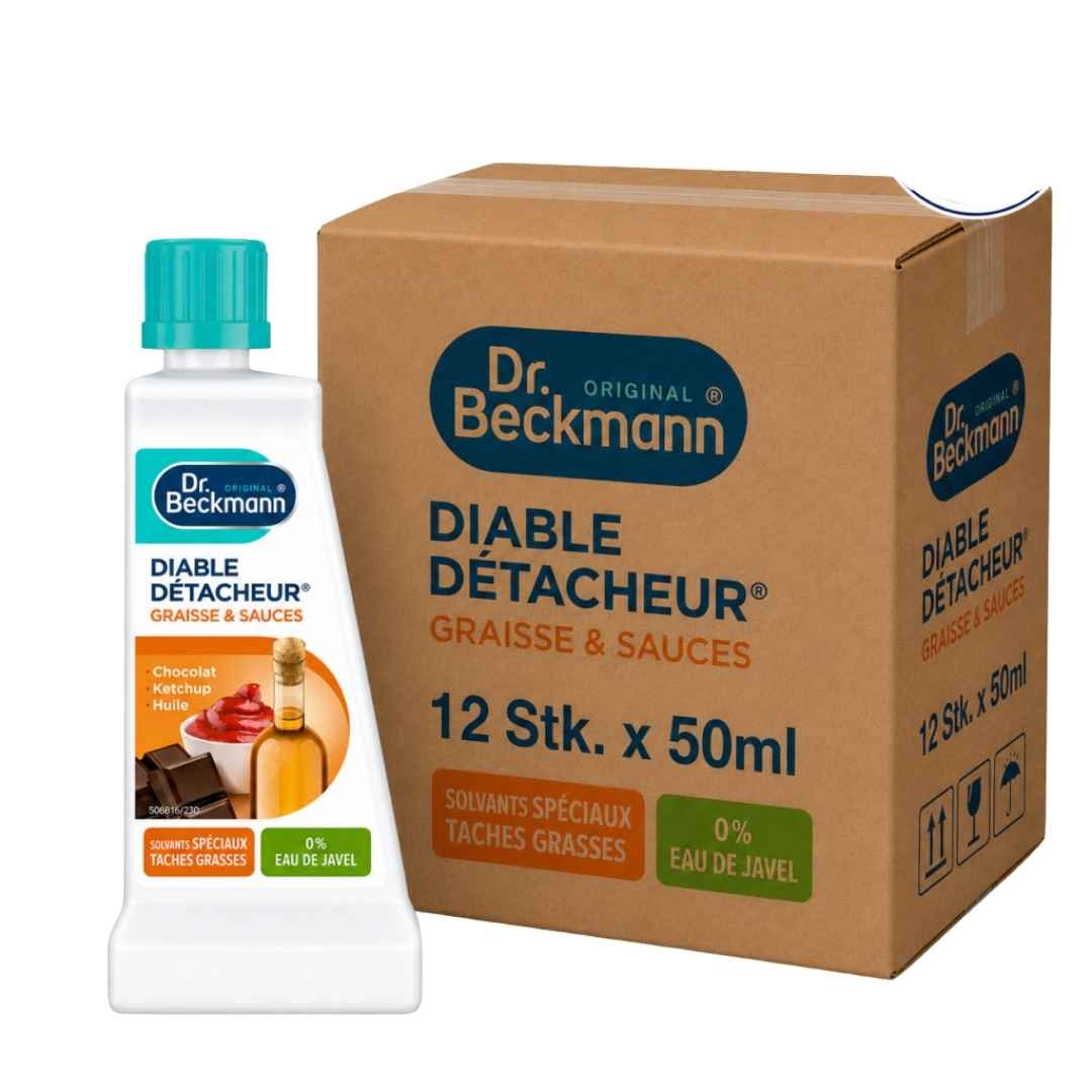 Dr. Beckmann Fleckenteufel Fett & Saucen 12 x 50 ml