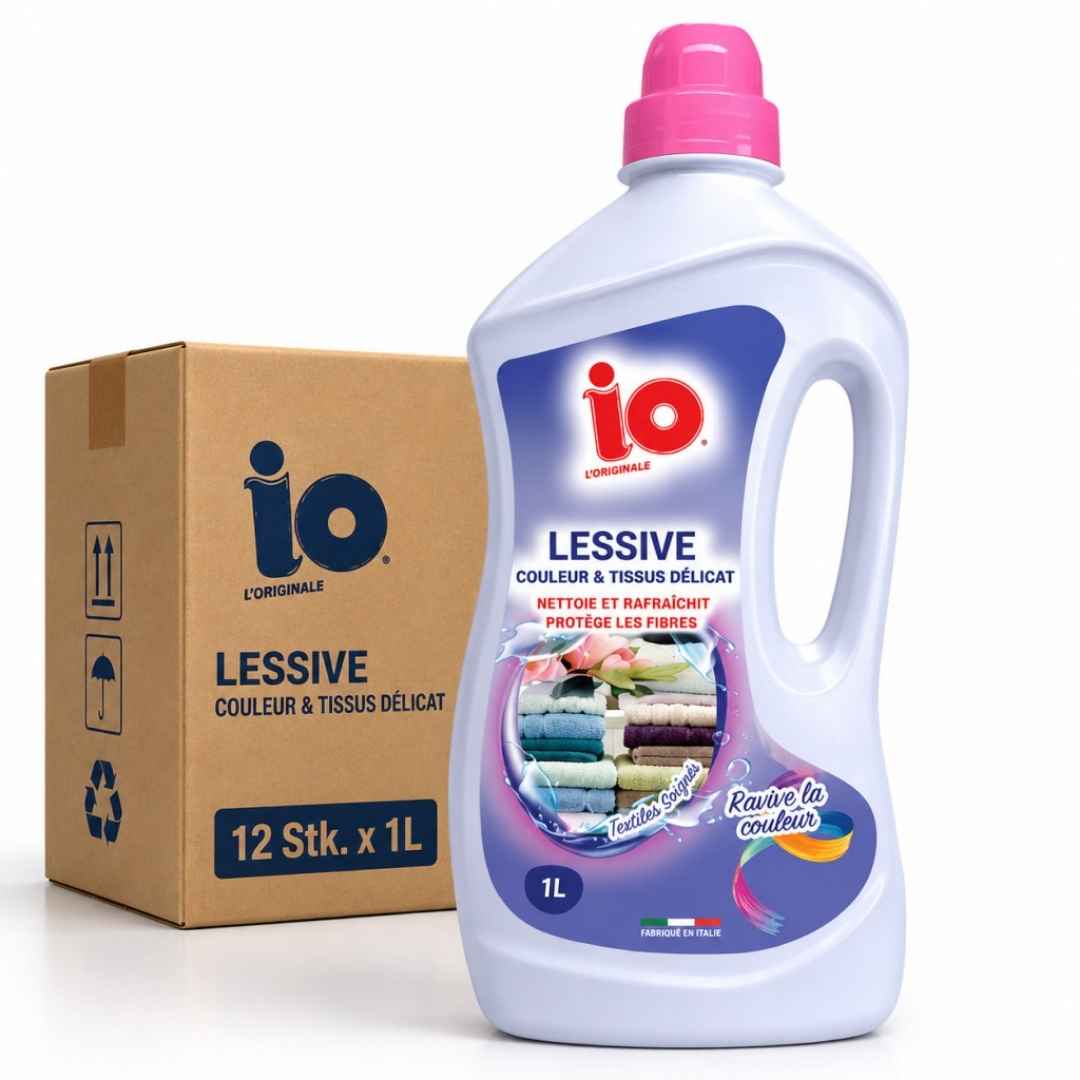 Io Flüssigwaschmittel Color & Feinwäsche 12 x 1 L