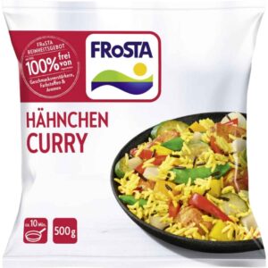 Frosta Hähnchen Curry 500 g – Tiefgekühltes Fertiggericht