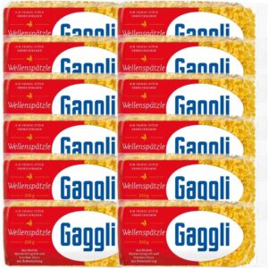 Gaggli Wellenspätzle 250 g – Eiernudeln, 12 Eier