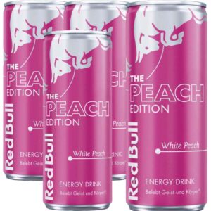 Red Bull Peach Edition White Peach 4 x 250 ml – Energy Drink