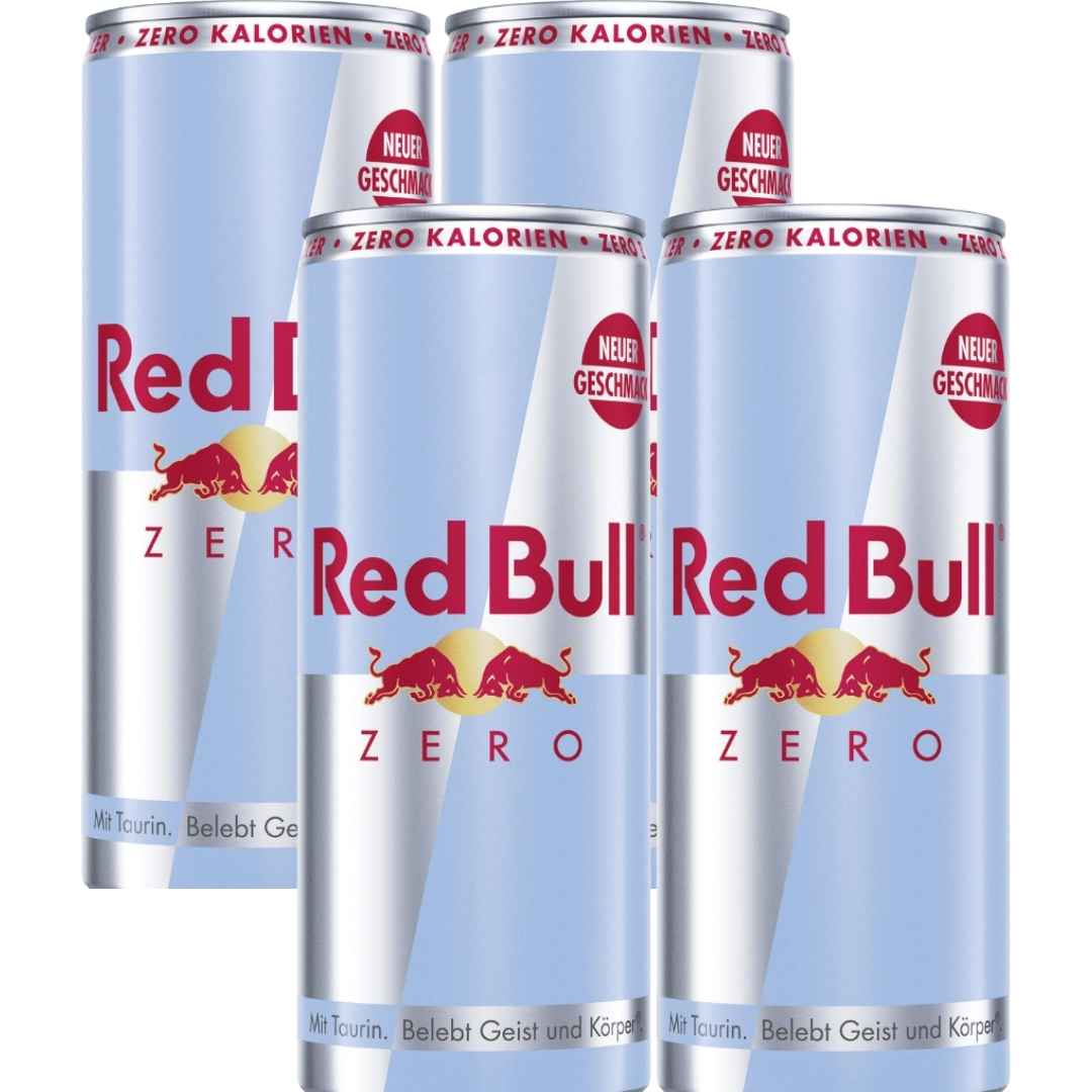 Red Bull Energy Drink Zero Kalorien 4 x 250 ml