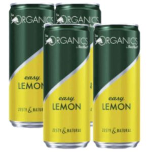 Red Bull Organics Easy Lemon 4 x 330 ml – Erfrischungsgetränk