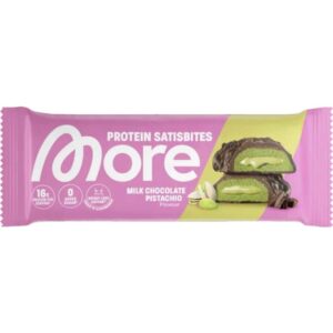 More Satisbites Bar Milk Chocolate Pistachio 50 g
