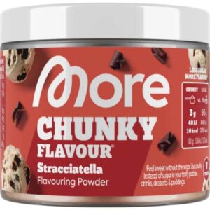 More Chunky Flavour Stracciatella 90 g – Geschmackspulver
