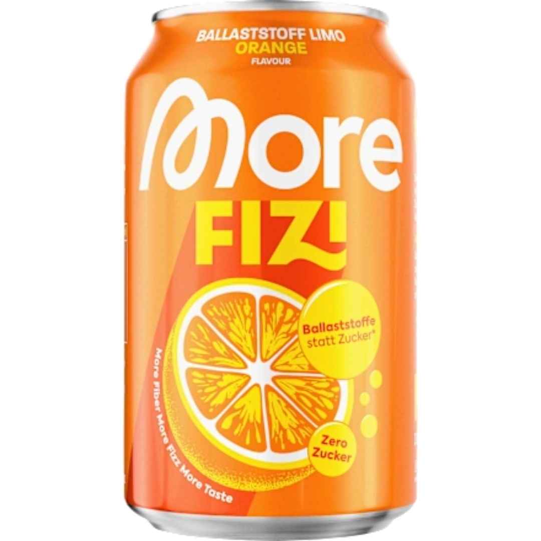 More Nutrition FIZI Orange 330 ml – Erfrischungsgetränk