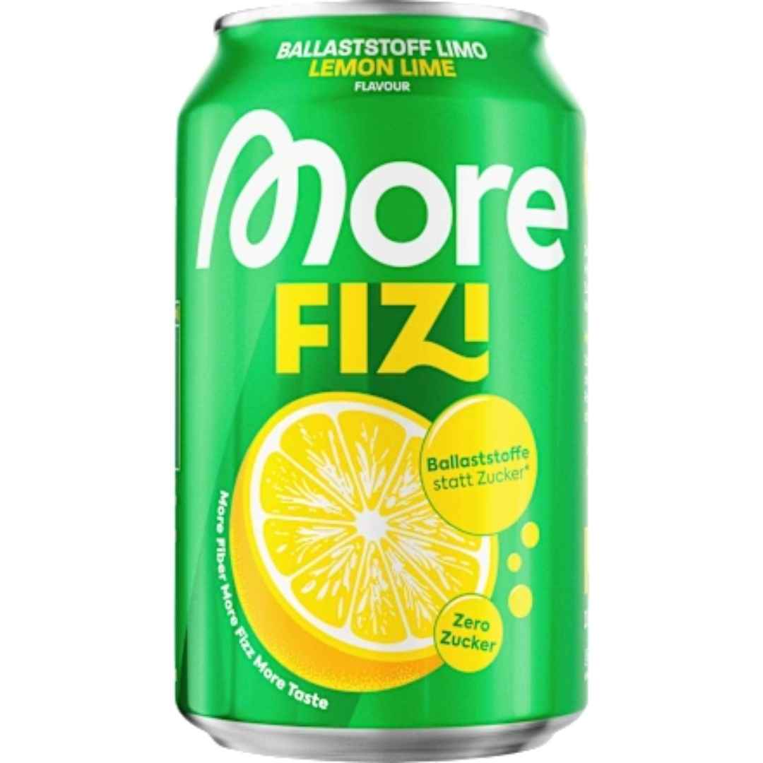 More Nutrition FIZI Lemon Lime 330 ml – Erfrischungsgetränk