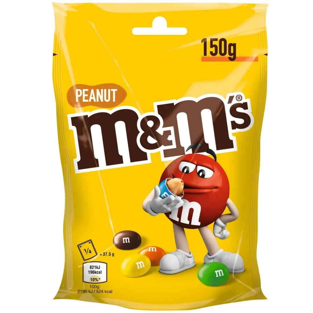M&M'S Peanut 150 g – Erdnüsse in Milchschokolade