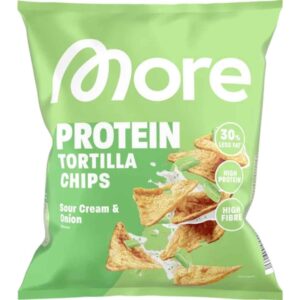 More Protein Tortilla Chips Sourcream & Onion 50 g