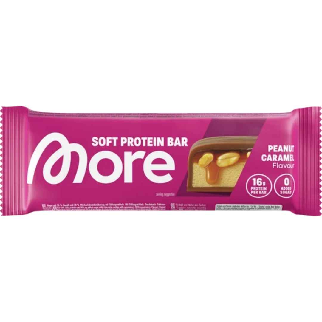 More Soft Bar Peanut Caramel 50 g – Proteinriegel
