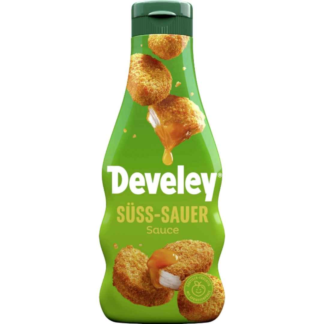 Develey Süß-Sauer Sauce 250 ml – Würzige Dip-Sauce