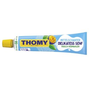Thomy Delikatess Senf mittelscharf 100 ml – Würziger Senf