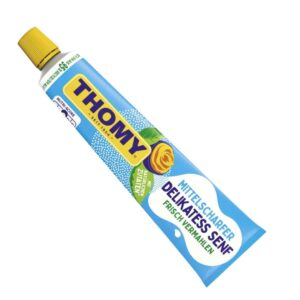 Thomy Delikatess Senf mittelscharf 200 ml – Würziger Senf