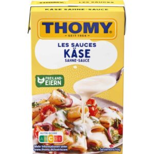 Thomy Les Sauces Käse Sahne Sauce 250 ml – Cremige Sauce
