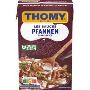 Thomy Les Sauces Pfannen Sahne Sauce 250 ml – Cremige Sauce